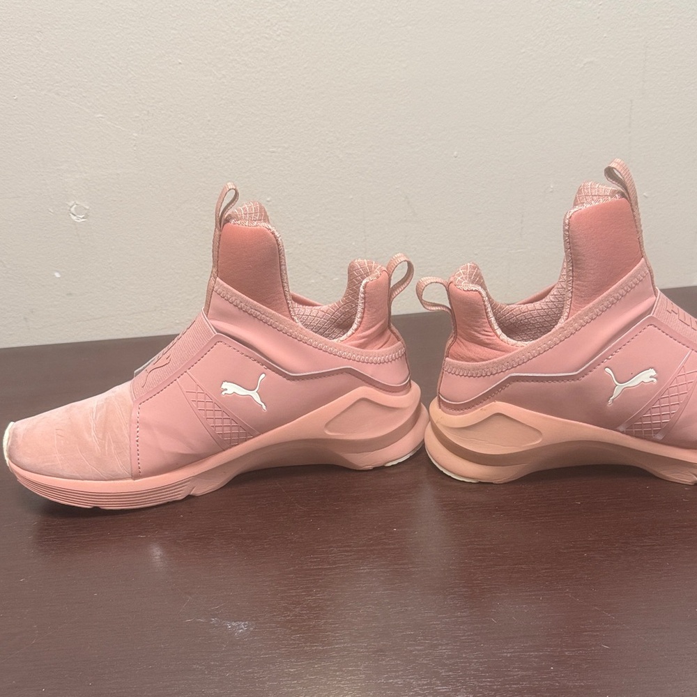 Puma Women's Blush Pink Slip-On Sneakers - Picture 2 of 6